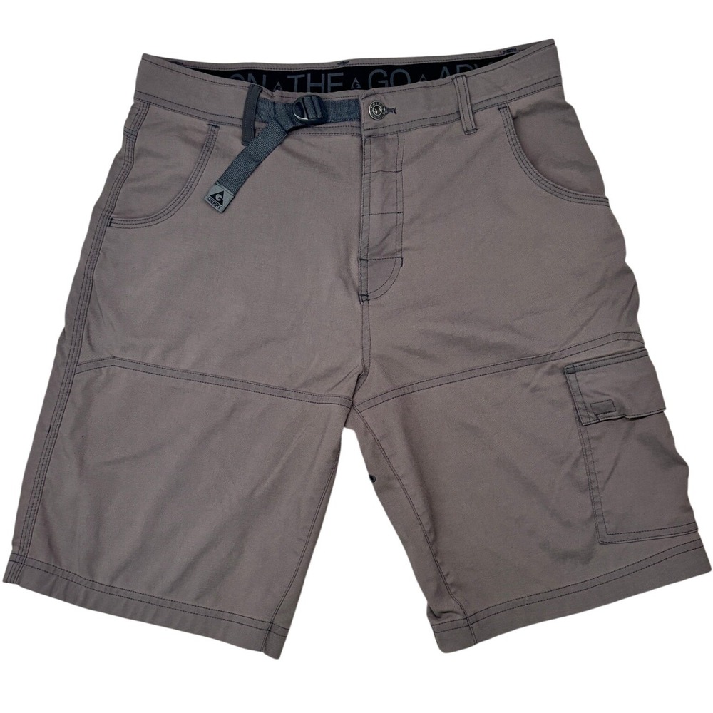 Gerry Shorts Mens 32 Gray Nylon Stretch‎ Cargo Hiking